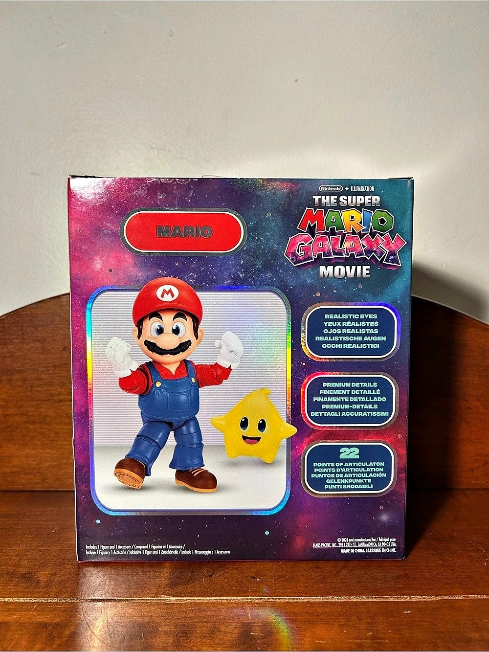 Nintendo The Super Mario Galaxy Movie Mario Figure & Star Accessory - Mario’s ab - Picture 2 of 5